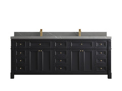 Paris 84 in. W x 22 in. D Double Sink Bathroom Vanity - photo 34