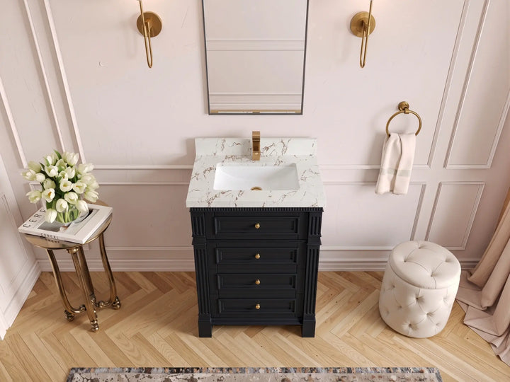 Paris 24 in. W x 22 in. D Single Sink Bathroom Vanity - photo 14