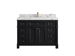 Paris 48 in. W x 22 in. D Single Sink Bathroom Vanity - photo 36