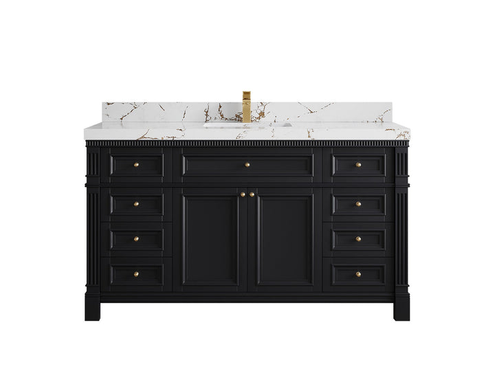 Paris 60 in. W x 22 in. D Single Sink Bathroom Vanity - photo 36