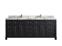 Paris 84 in. W x 22 in. D Double Sink Bathroom Vanity - photo 36