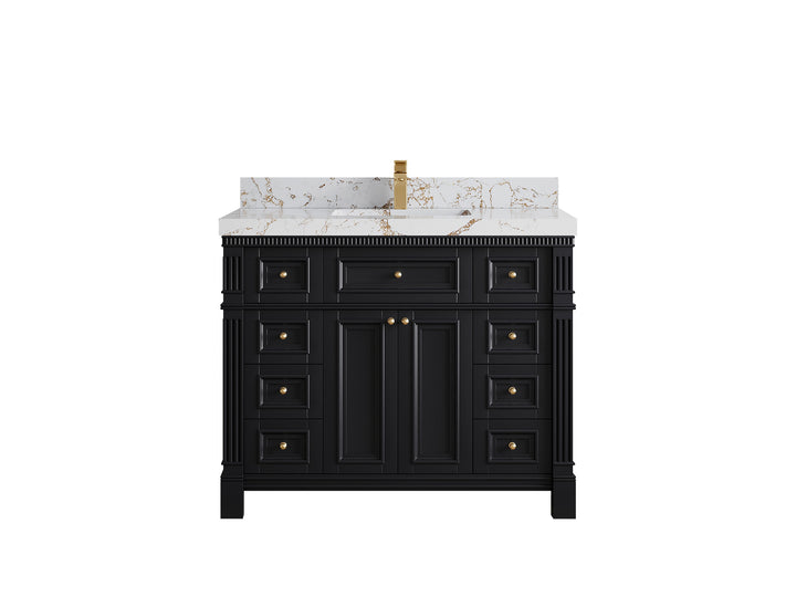 Paris 42 in. W x 22 in. D Single Sink Bathroom Vanity - photo 38