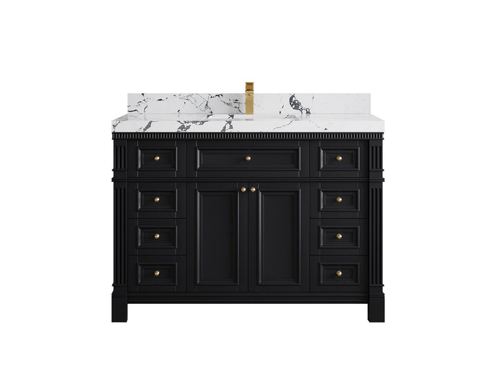 Paris 48 in. W x 22 in. D Single Sink Bathroom Vanity - photo 40