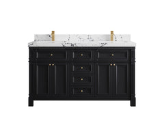 Paris 60 in. W x 22 in. D Double Sink Bathroom Vanity - photo 40