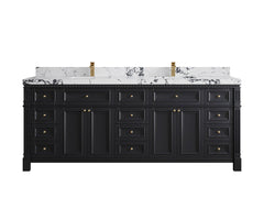 Paris 84 in. W x 22 in. D Double Sink Bathroom Vanity - photo 40