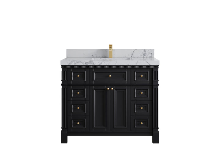 Paris 42 in. W x 22 in. D Single Sink Bathroom Vanity - photo 42