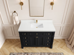 Paris 48 in. W x 22 in. D Single Sink Bathroom Vanity - photo 43