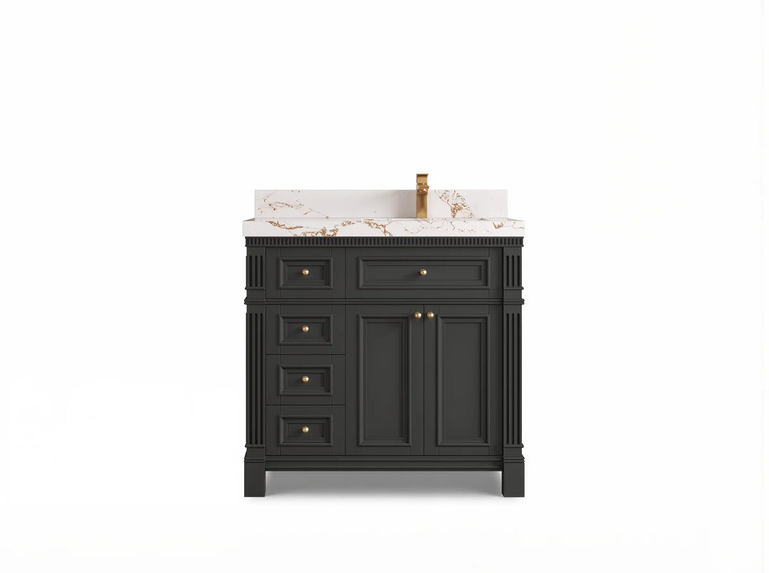 Bathroom vanity size 30 in to 39 in single sink painted 36 - photo 6