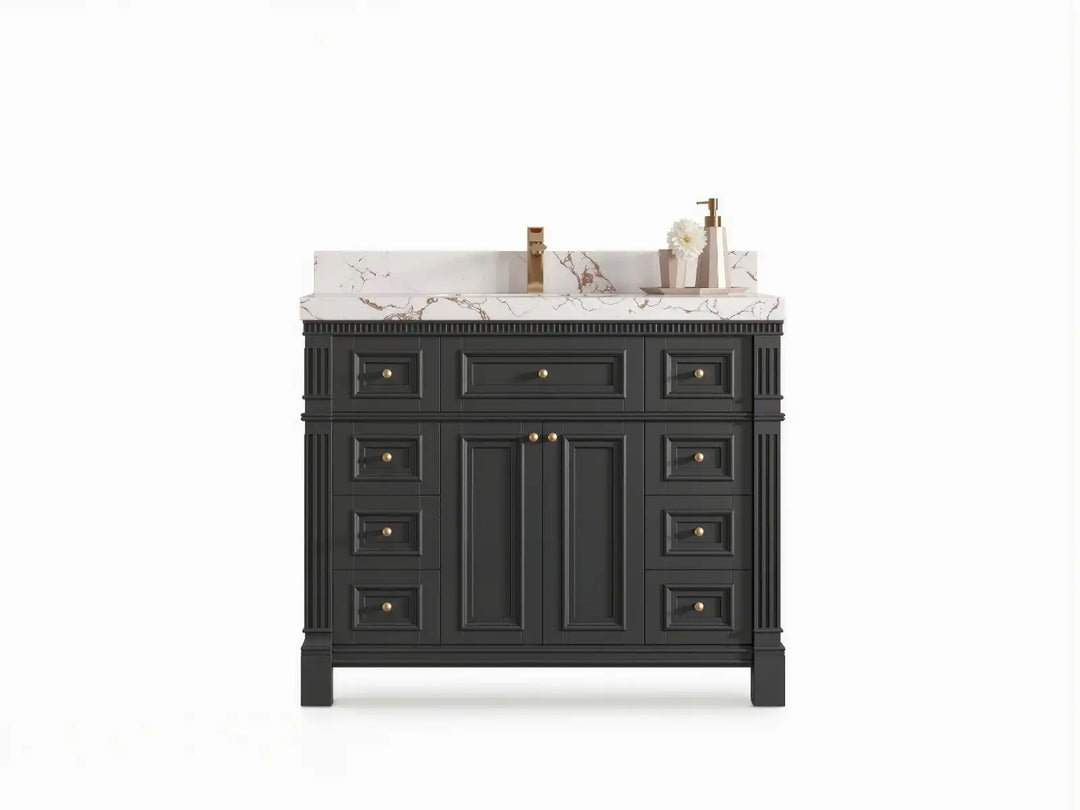 Bathroom vanity size 40 in to 49 in single sink painted 42 - photo 12