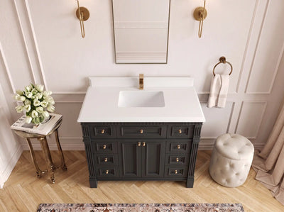 Paris 42 in. W x 22 in. D Single Sink Bathroom Vanity