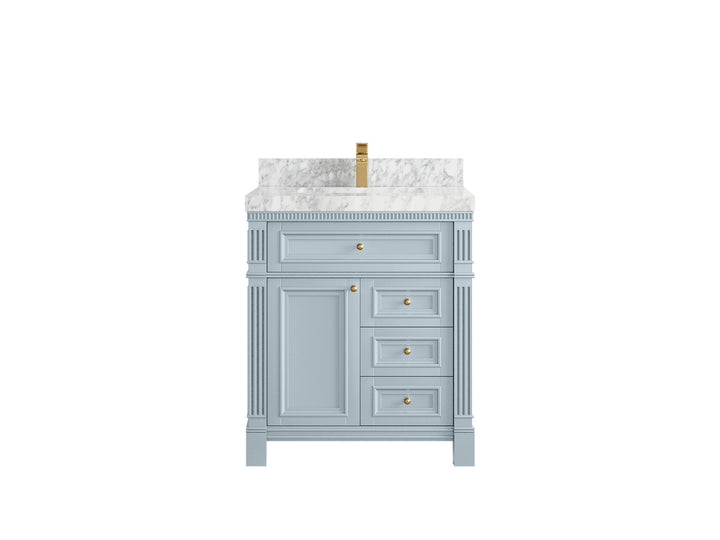 Paris 30 in. W x 22 in. D Single Sink Bathroom Vanity - photo 8