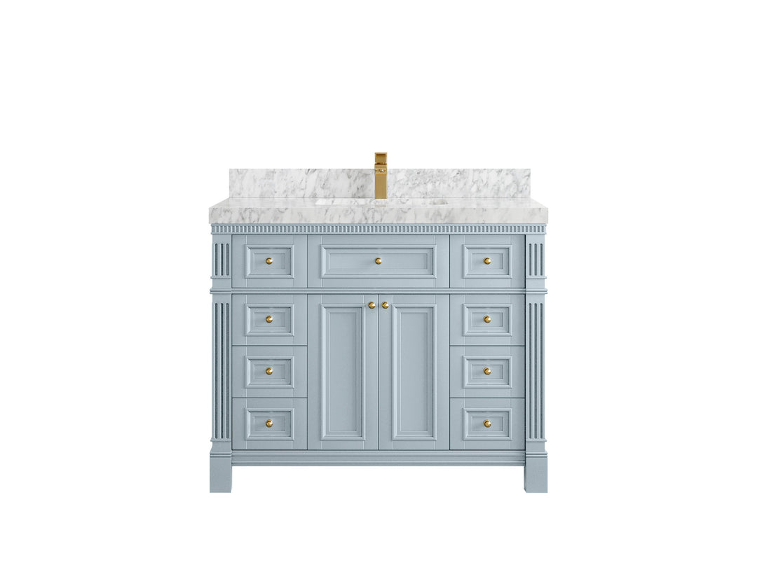 Paris 42 in. W x 22 in. D Single Sink Bathroom Vanity