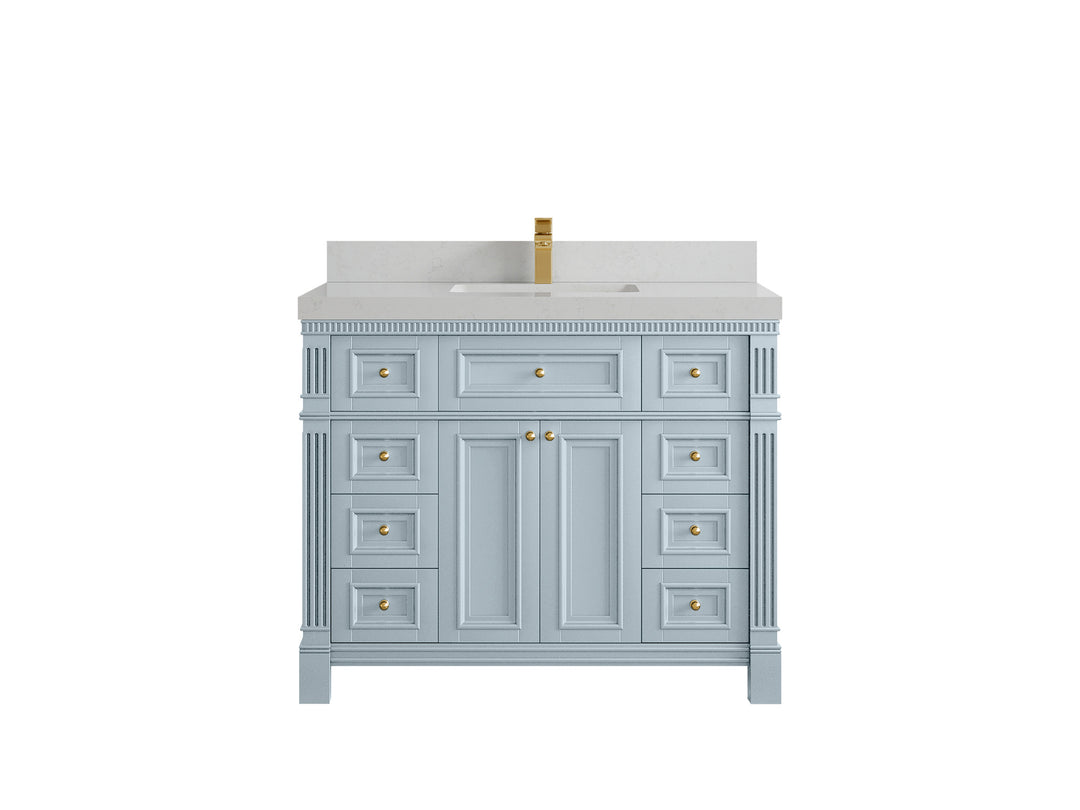 Paris 42 in. W x 22 in. D Single Sink Bathroom Vanity