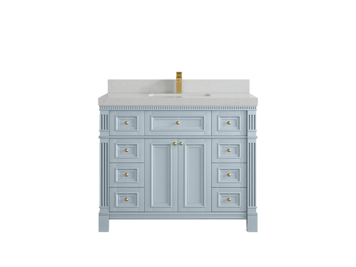 Paris 42 in. W x 22 in. D Single Sink Bathroom Vanity - photo 8