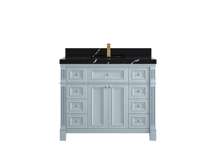 Paris 42 in. W x 22 in. D Single Sink Bathroom Vanity - photo 10