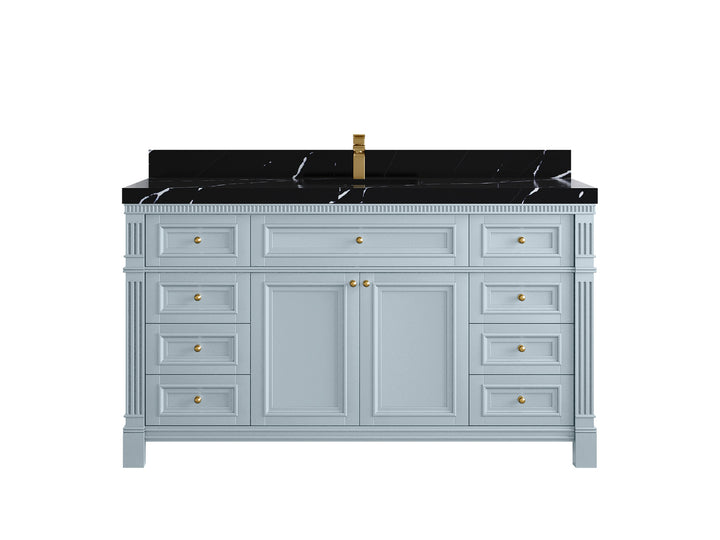 Paris 60 in. W x 22 in. D Single Sink Bathroom Vanity - photo 14