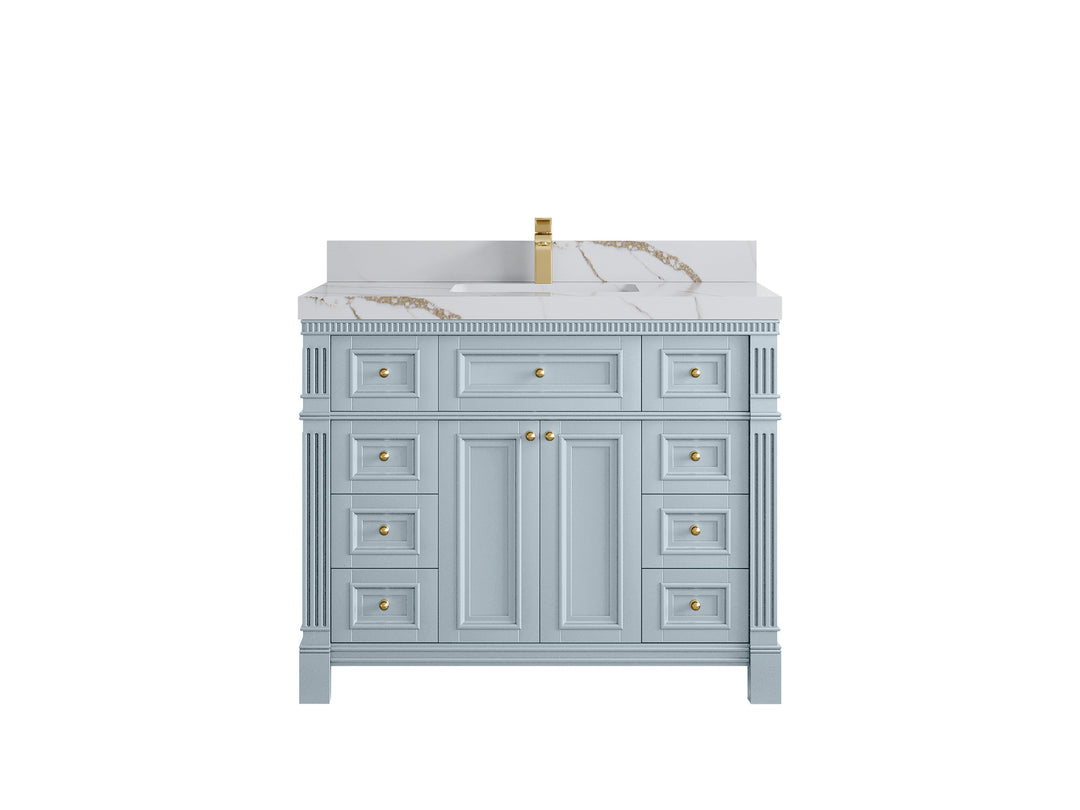 Paris 42 in. W x 22 in. D Single Sink Bathroom Vanity