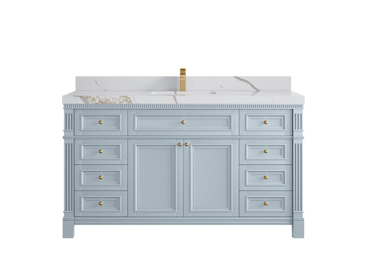 Paris 60 in. W x 22 in. D Single Sink Bathroom Vanity - photo 16