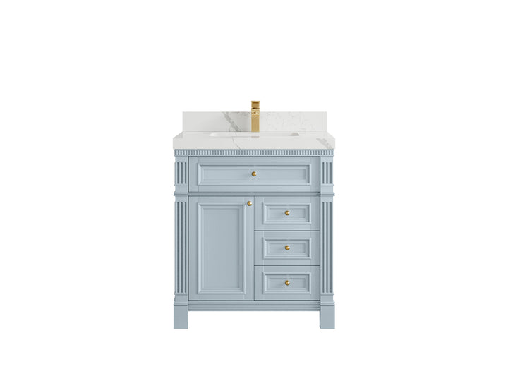 Paris 30 in. W x 22 in. D Single Sink Bathroom Vanity - photo 16