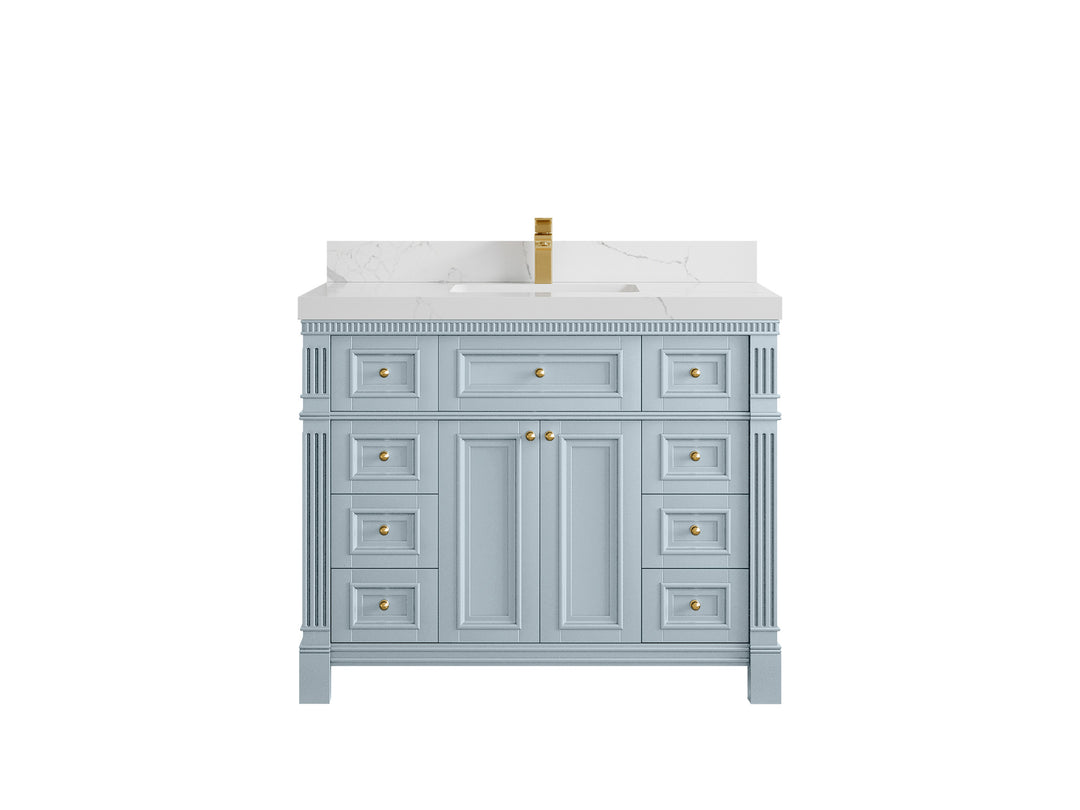 Paris 42 in. W x 22 in. D Single Sink Bathroom Vanity