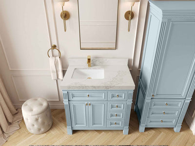 Paris 36 in. W x 22 in. D Left Offset Sink Bathroom Vanity