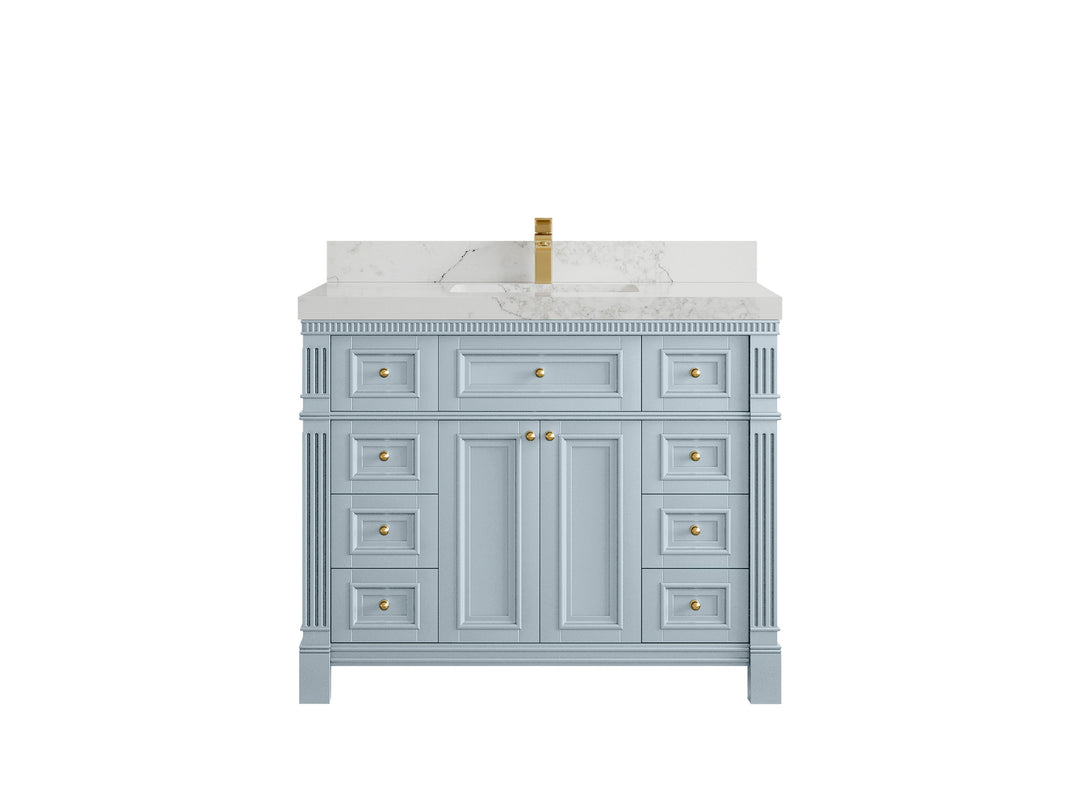 Paris 42 in. W x 22 in. D Single Sink Bathroom Vanity