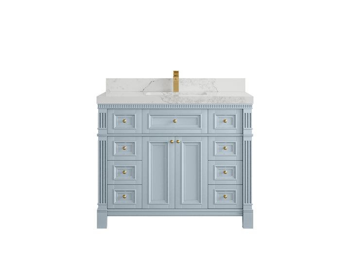 Paris 42 in. W x 22 in. D Single Sink Bathroom Vanity - photo 16