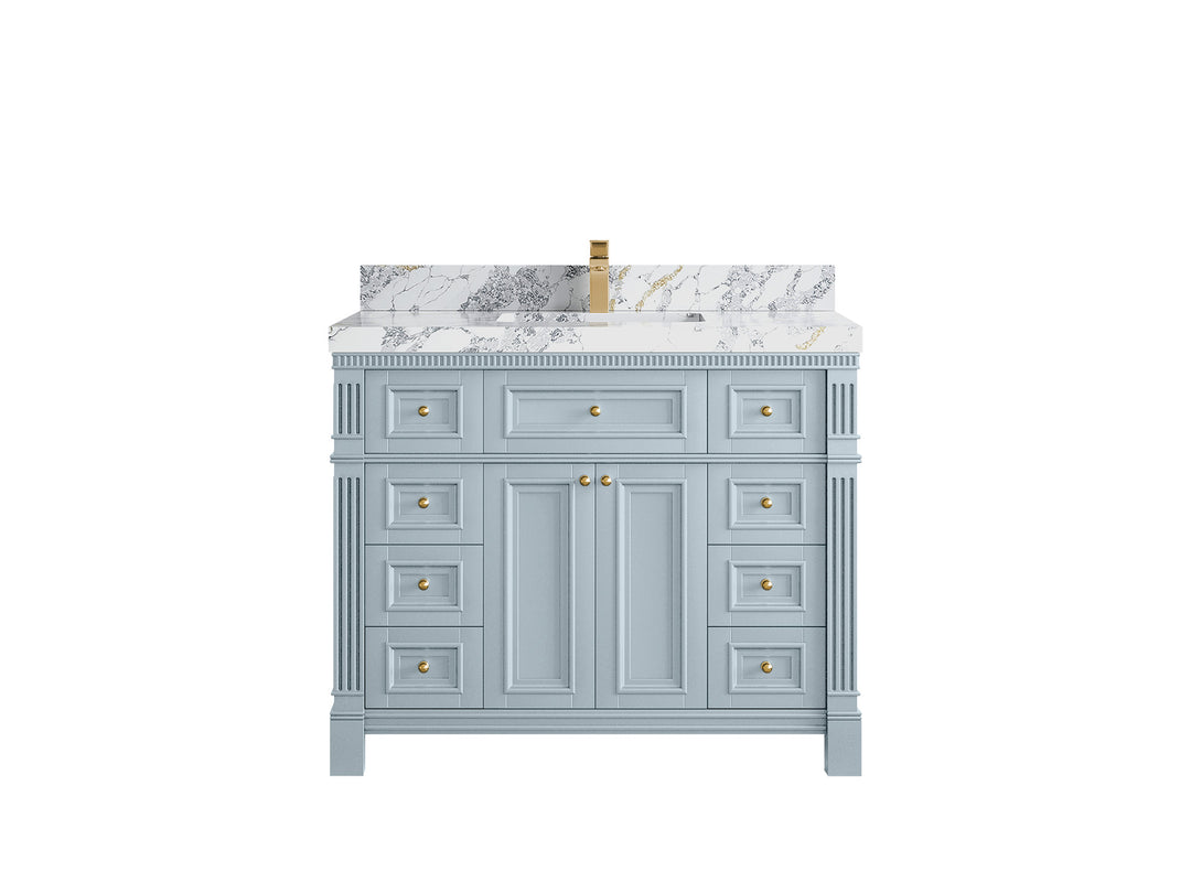 Paris 42 in. W x 22 in. D Single Sink Bathroom Vanity