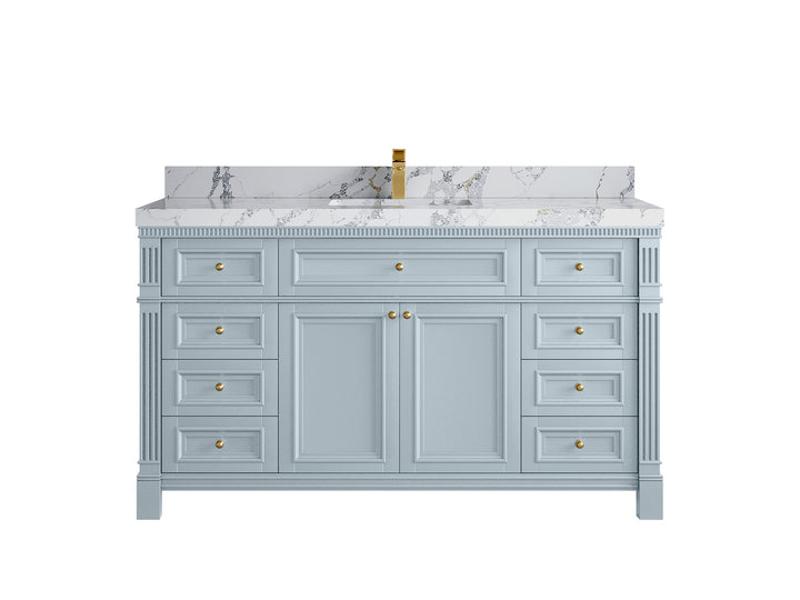 Paris 60 in. W x 22 in. D Single Sink Bathroom Vanity - photo 22