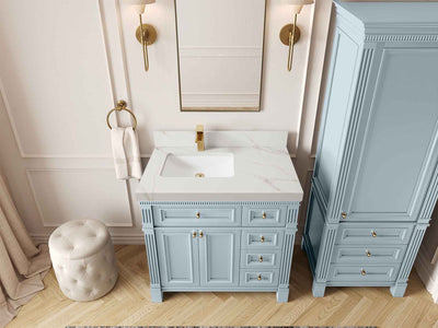 Paris 36 in. W x 22 in. D Left Offset Sink Bathroom Vanity
