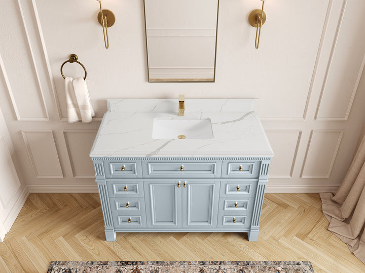 Paris 48 in. W x 22 in. D Single Sink Bathroom Vanity - photo 23