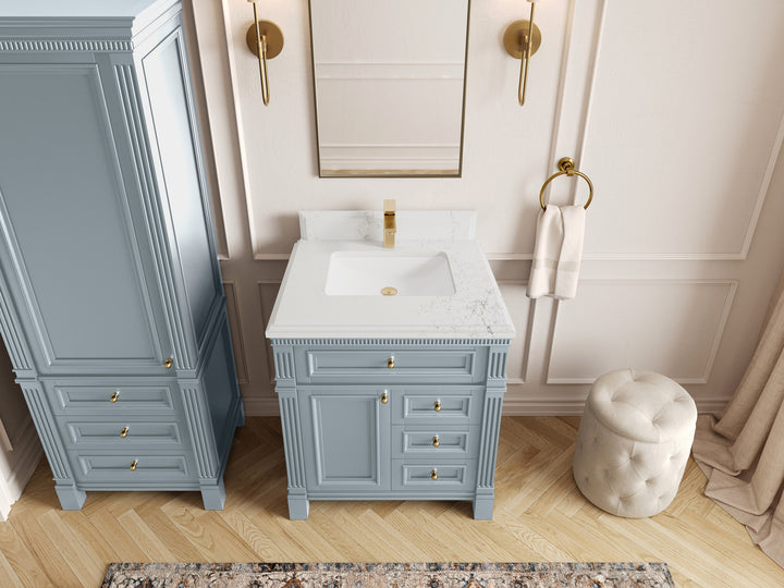 Paris 30 in. W x 22 in. D Single Sink Bathroom Vanity - photo 23