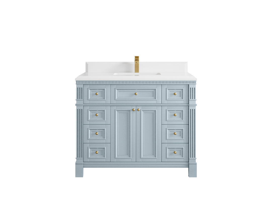 Paris 42 in. W x 22 in. D Single Sink Bathroom Vanity
