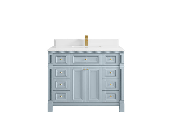 Paris 42 in. W x 22 in. D Single Sink Bathroom Vanity - photo 26