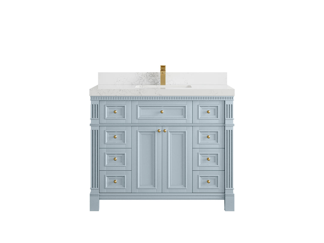 Paris 42 in. W x 22 in. D Single Sink Bathroom Vanity