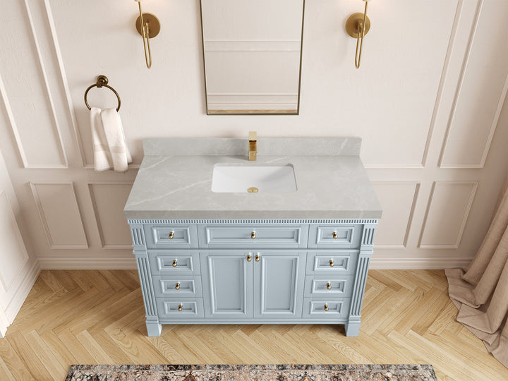 Paris 48 in. W x 22 in. D Single Sink Bathroom Vanity - photo 31
