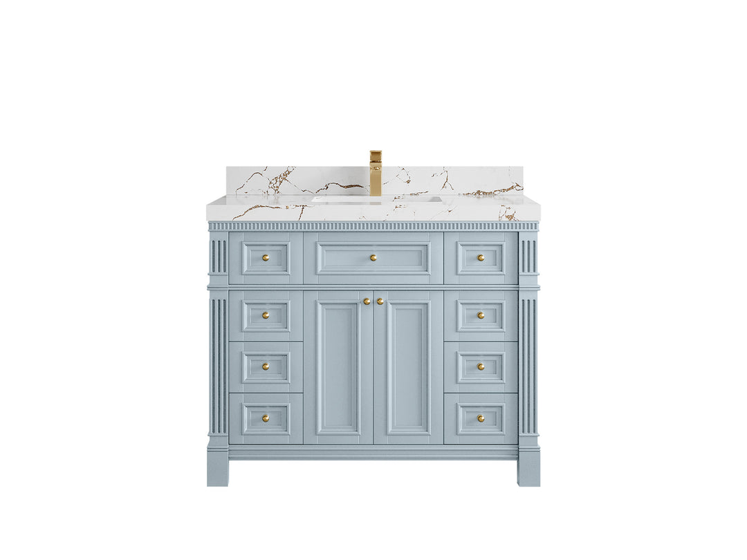 Paris 42 in. W x 22 in. D Single Sink Bathroom Vanity