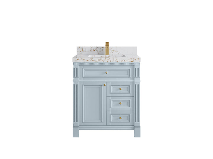 Paris 30 in. W x 22 in. D Single Sink Bathroom Vanity - photo 36
