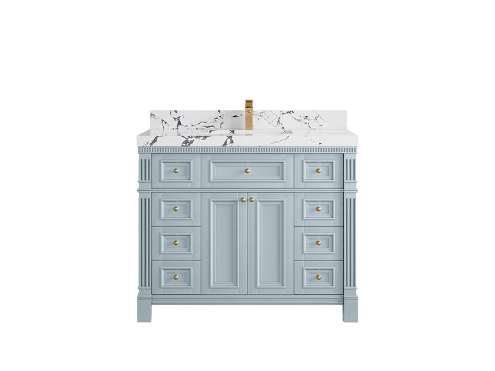 Paris 42 in. W x 22 in. D Single Sink Bathroom Vanity - photo 38
