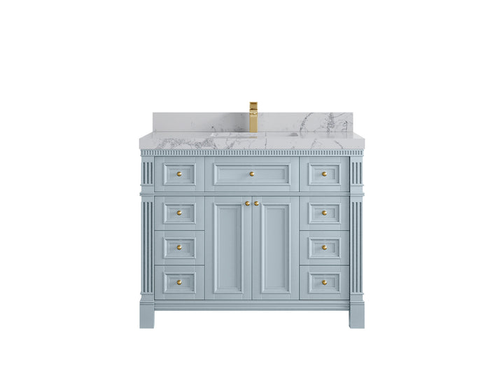 Paris 42 in. W x 22 in. D Single Sink Bathroom Vanity - photo 40