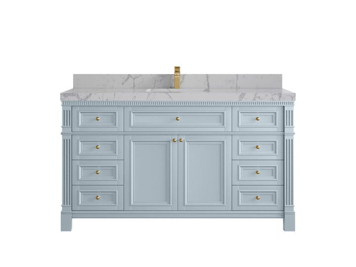 Paris 60 in. W x 22 in. D Single Sink Bathroom Vanity - photo 42