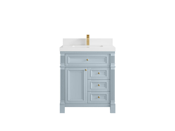 Paris 30 in. W x 22 in. D Single Sink Bathroom Vanity - photo 42