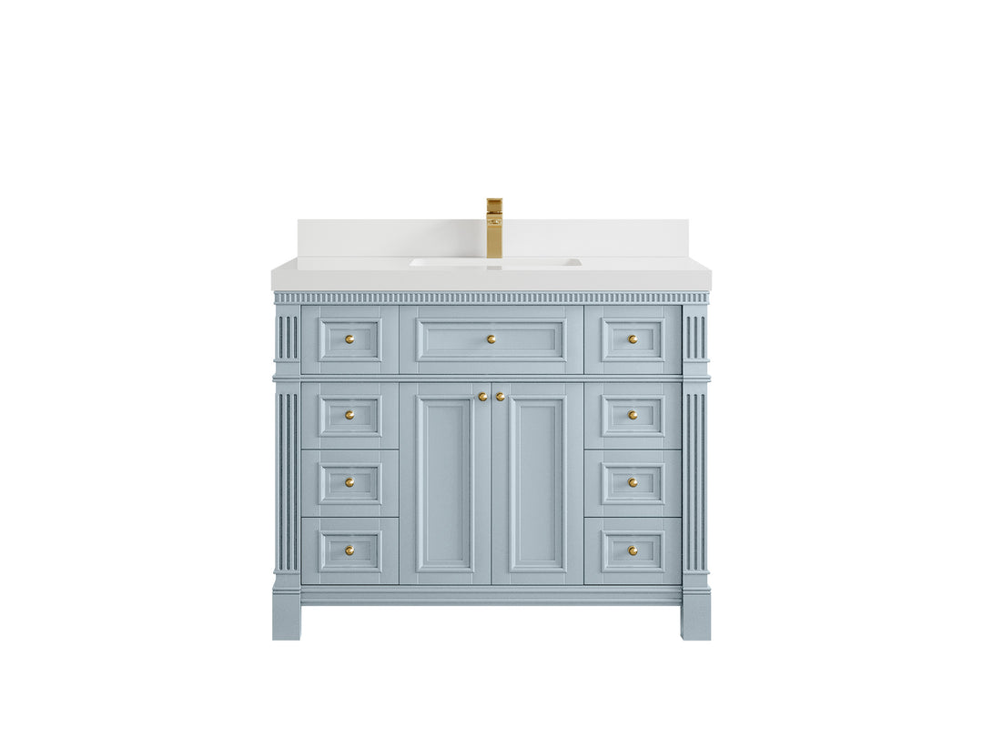 Paris 42 in. W x 22 in. D Single Sink Bathroom Vanity