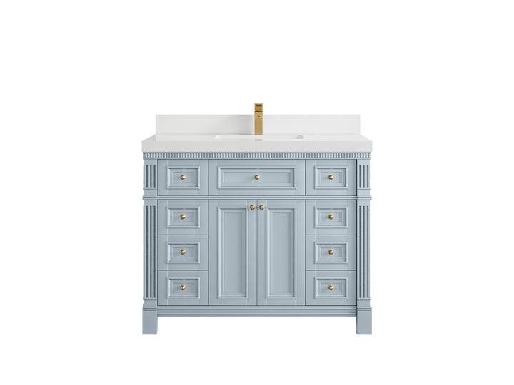 Paris 42 in. W x 22 in. D Single Sink Bathroom Vanity - photo 42