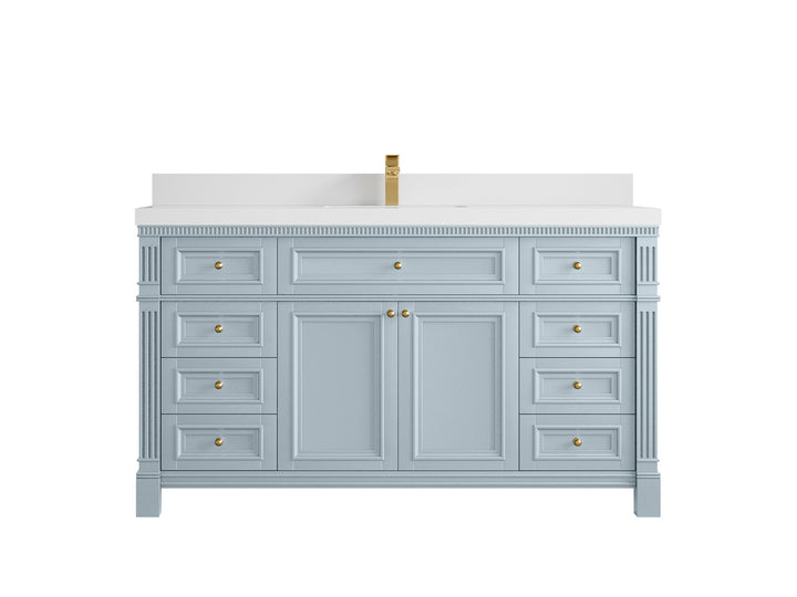 Paris 60 in. W x 22 in. D Single Sink Bathroom Vanity - photo 44