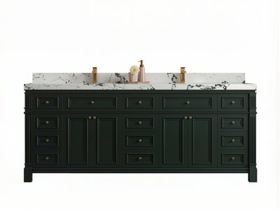 Paris 84 in. W x 22 in. D Double Sink Bathroom Vanity