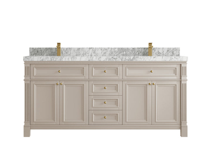 Paris 72 in. W x 22 in. D Double Sink Bathroom Vanity - photo 20