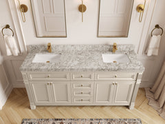 Paris 72 in. W x 22 in. D Double Sink Bathroom Vanity - photo 15