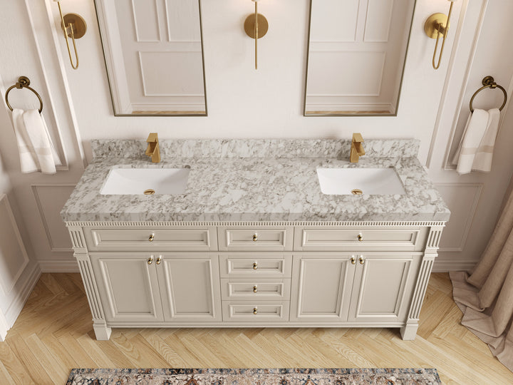 Paris 72 in. W x 22 in. D Double Sink Bathroom Vanity - photo 19
