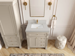 Paris 30 in. W x 22 in. D Single Sink Bathroom Vanity - photo 28